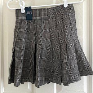 Abercrombie Plaid Pleated Skirt